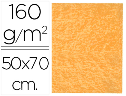 Fieltro Liderpapel 50x70cm. 160g/m² naranja